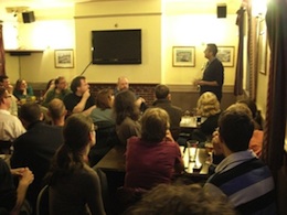 Simon Singh speaker at Skeptics in the Pub